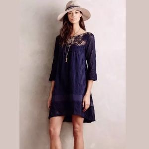 HOLDING HORSES Anthropologie Augusta Lace Dress